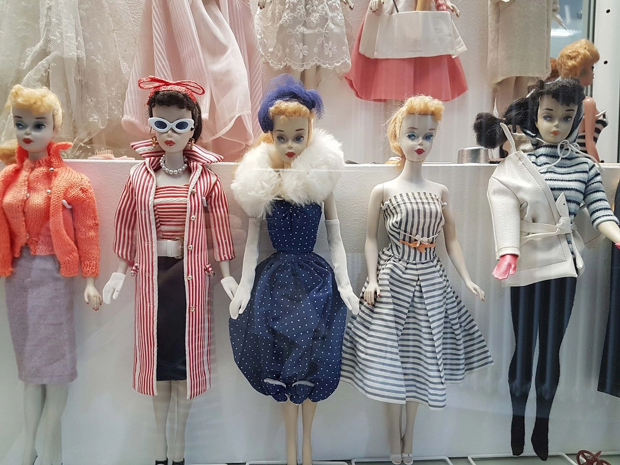 Barbie dolls in the Munich Toy Museum