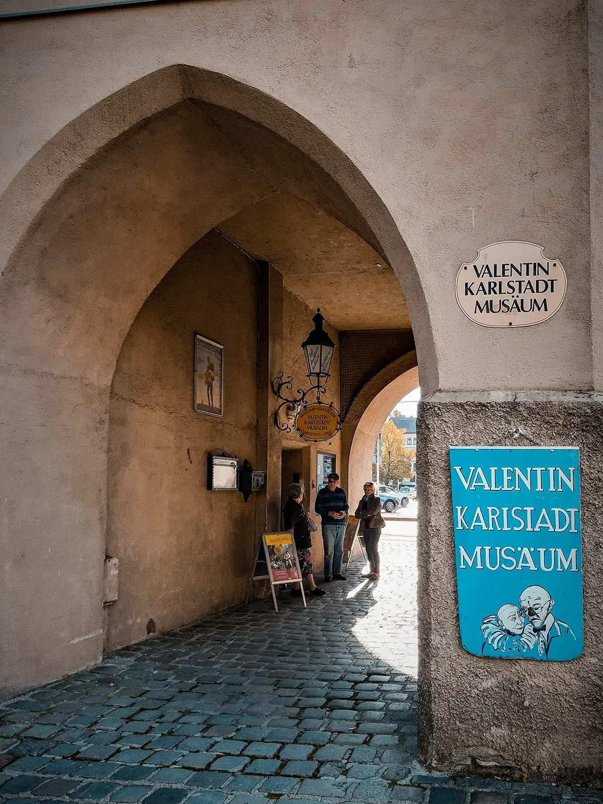 Valentin Karlstadt Musäum, entrance gate, arch