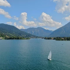 Blick auf den Tegernsee