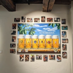 Teil der Ausstellung vom Bier- und Oktoberfestmuseum