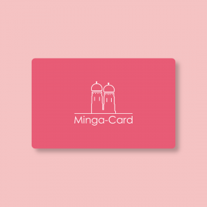 Minga-Card, rotes Logo